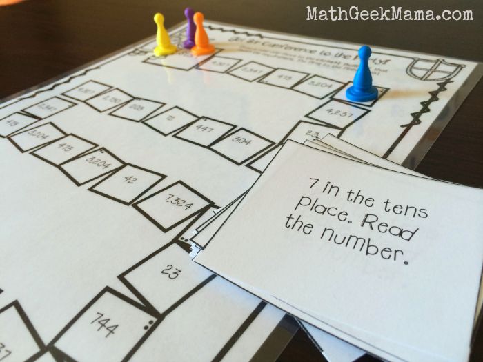 FREE game to use with the book, "Sir Cumference and All the King's Tens!" Such a fun story to help teach place value!