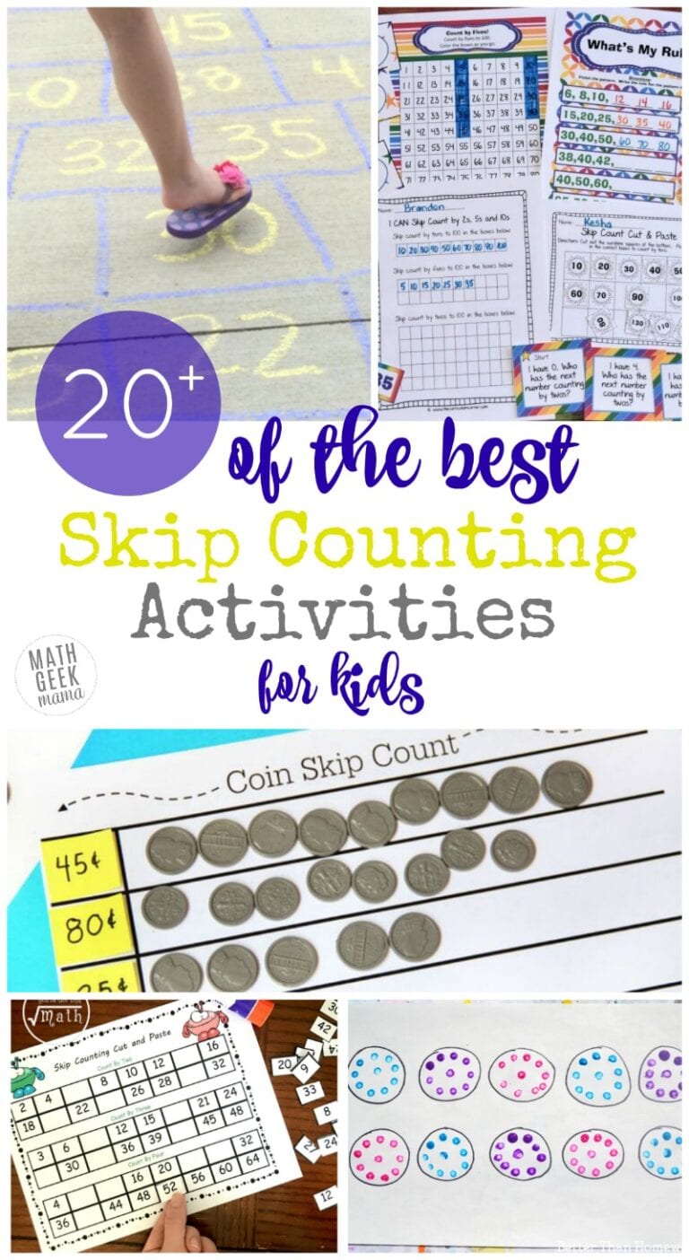 20+ Unique Skip Counting Activities Kids Will Adore