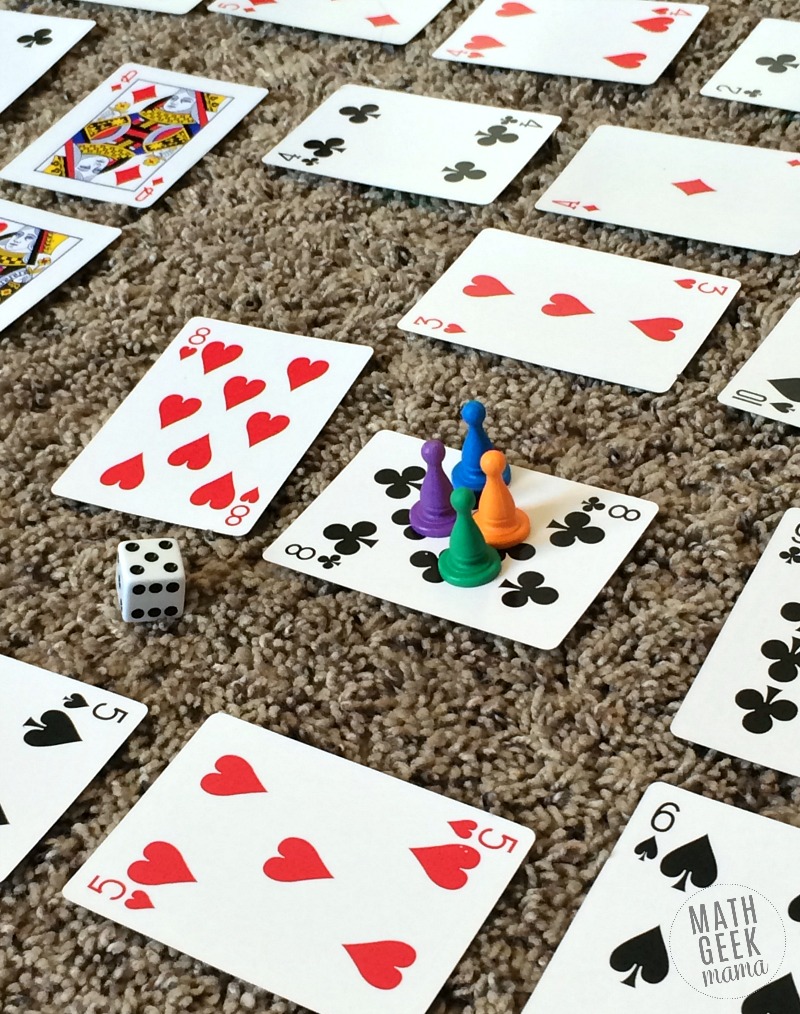 Looking for an easy way to practice multiplication for kids? This game only takes two minutes to set up, but can be played again and again to challenge kids and incease multiplication fact fluency. Plus, you can adapt it to work on other skills as well!