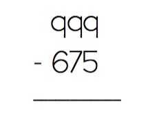 Subtraction example3