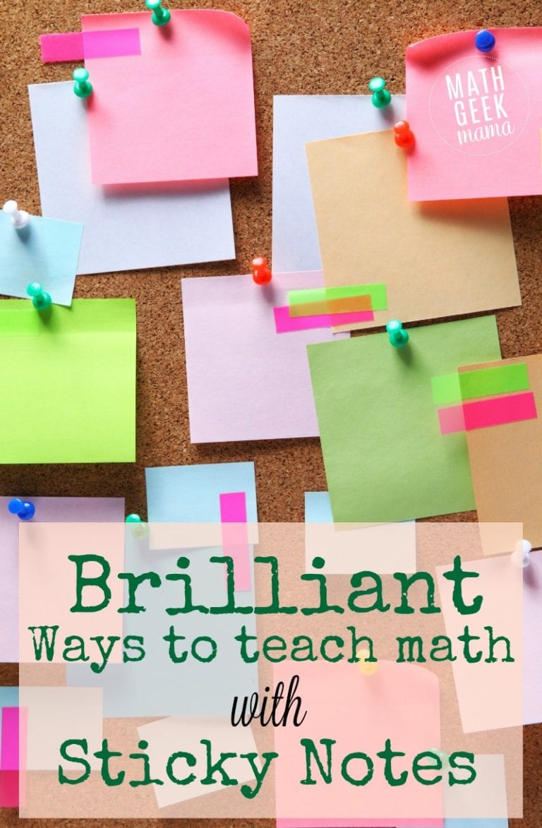Brilliant Ways to Teach Math with Sticky Notes