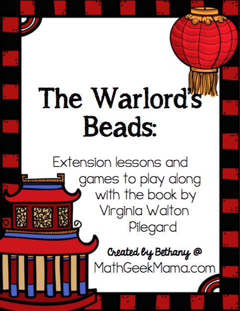 These fun and low prep learning activities are a great way to extend the learning with the book, "The Warlord's Beads." Teach kids about place value and large numbers and ancient China with this cute math storybook. 