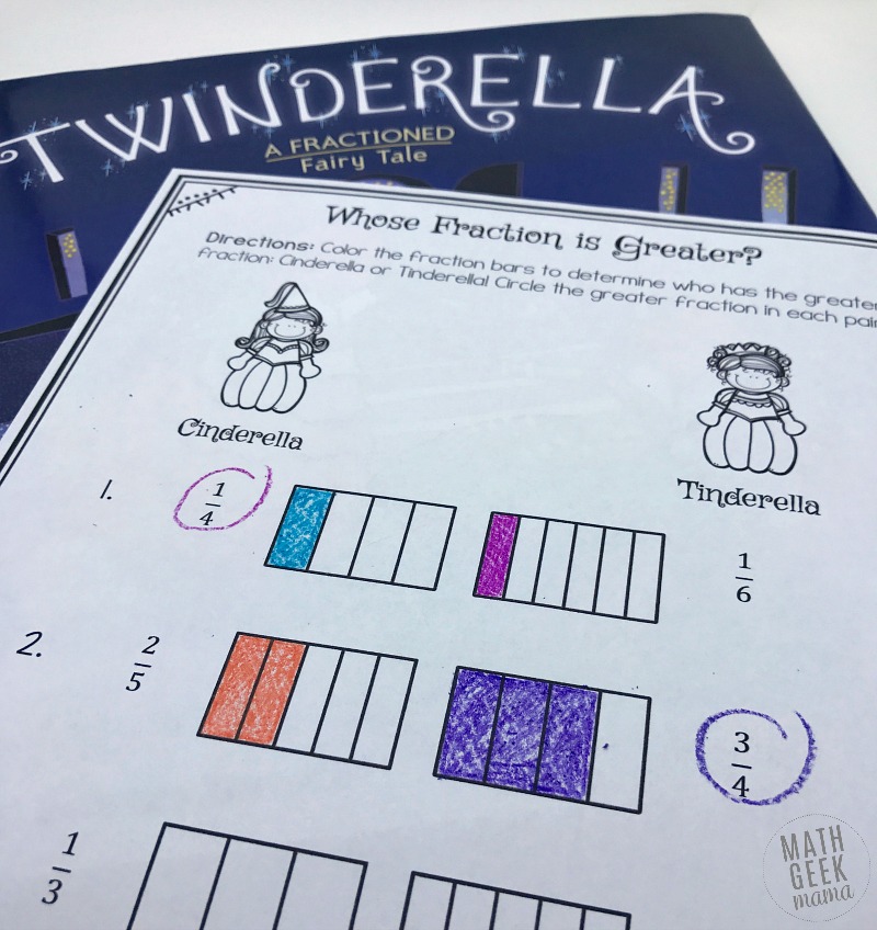 This new book is a super cute way to introduce kids to fractions! It's a fun twist on the classic tale that you will love to read again and again. Plus, grab a free set of fraction coloring pages to extend the learning and fun!