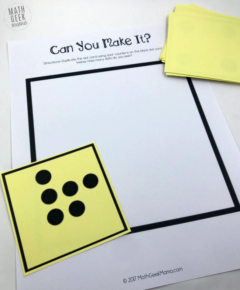 Help your kids build a strong foundation with visual dot cards. These will help kids count, subitize, add, subtract and more with simple, low prep games. 