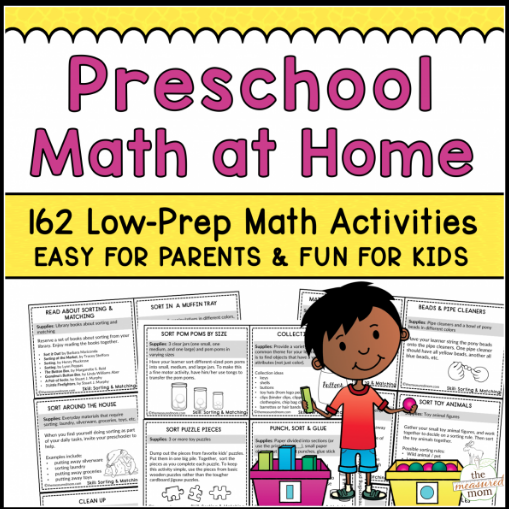 Not sure where to start with teaching your little one math? This huge list of Pre-K math activities, games and resources is the perfect starting point. Learn what skills to cover and find curriculum suggestions and supplements. 
